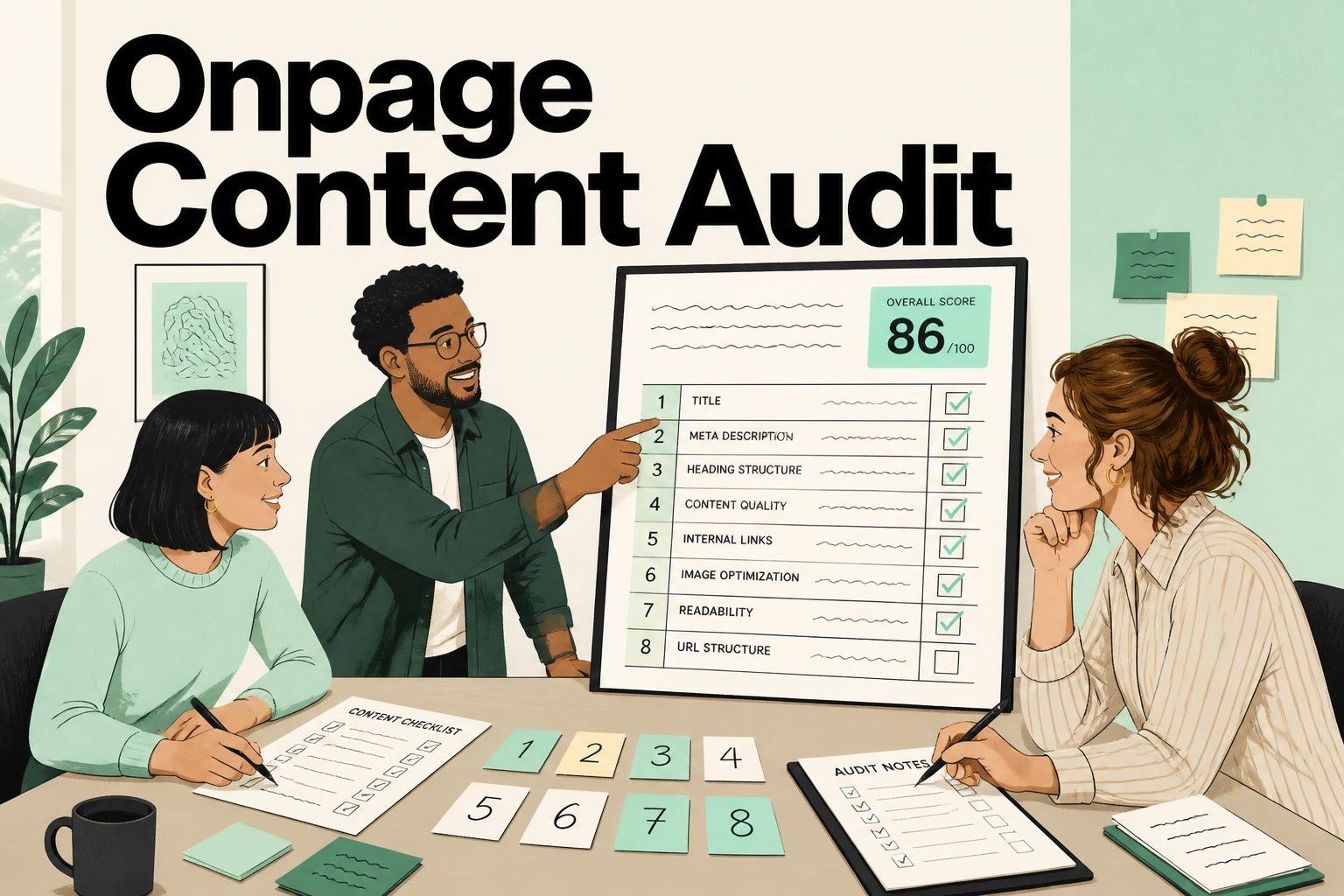 Onpage Content Audit durchführen mit einer Checkliste für Relevanz, Struktur und Duplicate‑Risiken