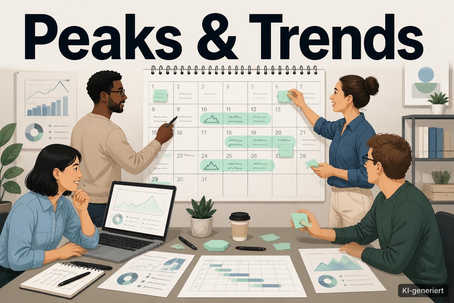 Redaktionsplan erstellen für saisonale Peaks und spontane Trendchancen