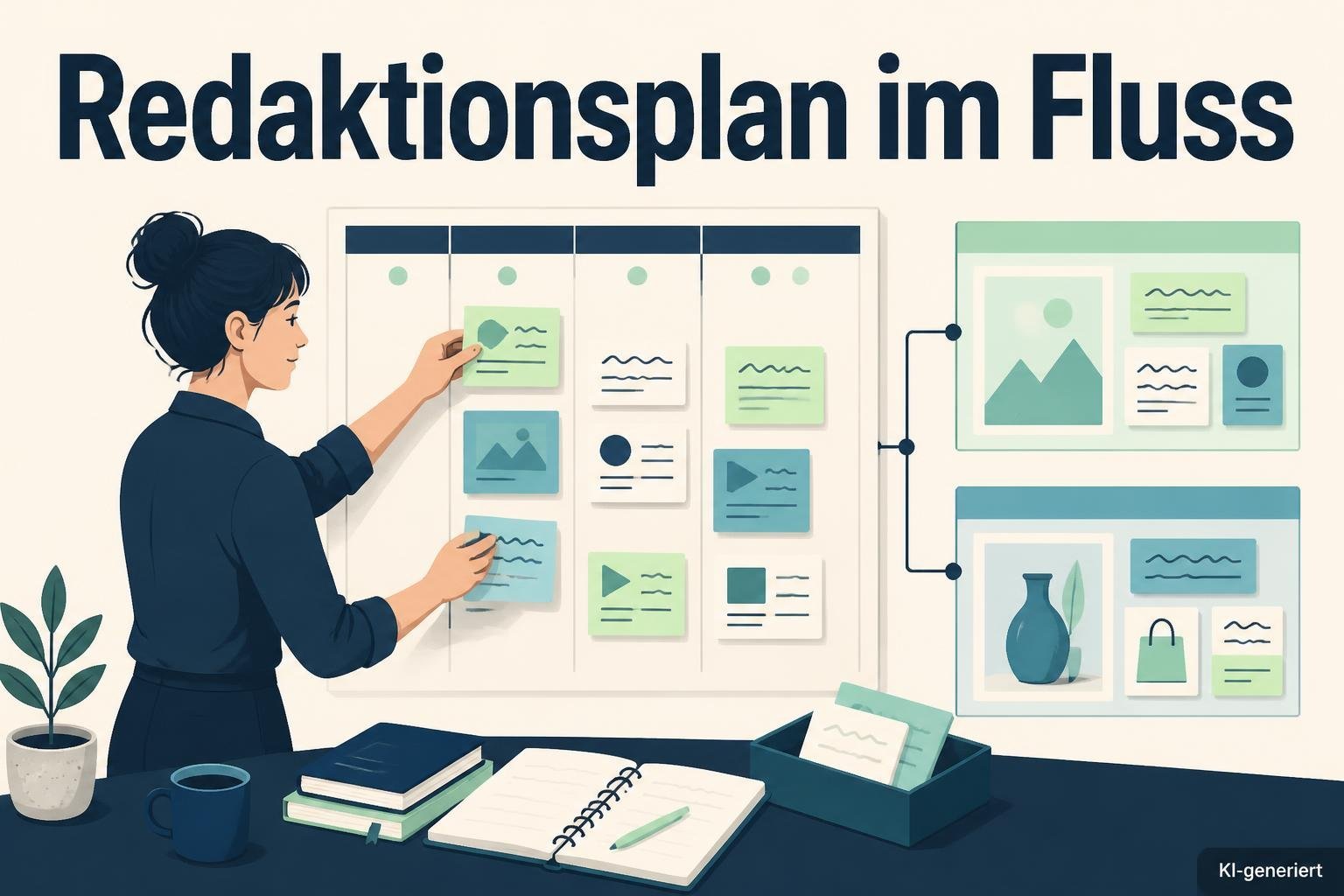 Redaktionsplan erstellen für WordPress, Shopify und Webflow — automatisierte Briefings, API‑Publishing und KPI‑Tracking