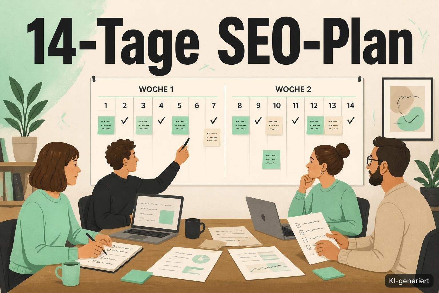 SEO-Audit für Website — Auditbefunde in einen priorisierten 14‑Tage‑Umsetzungsplan verwandeln